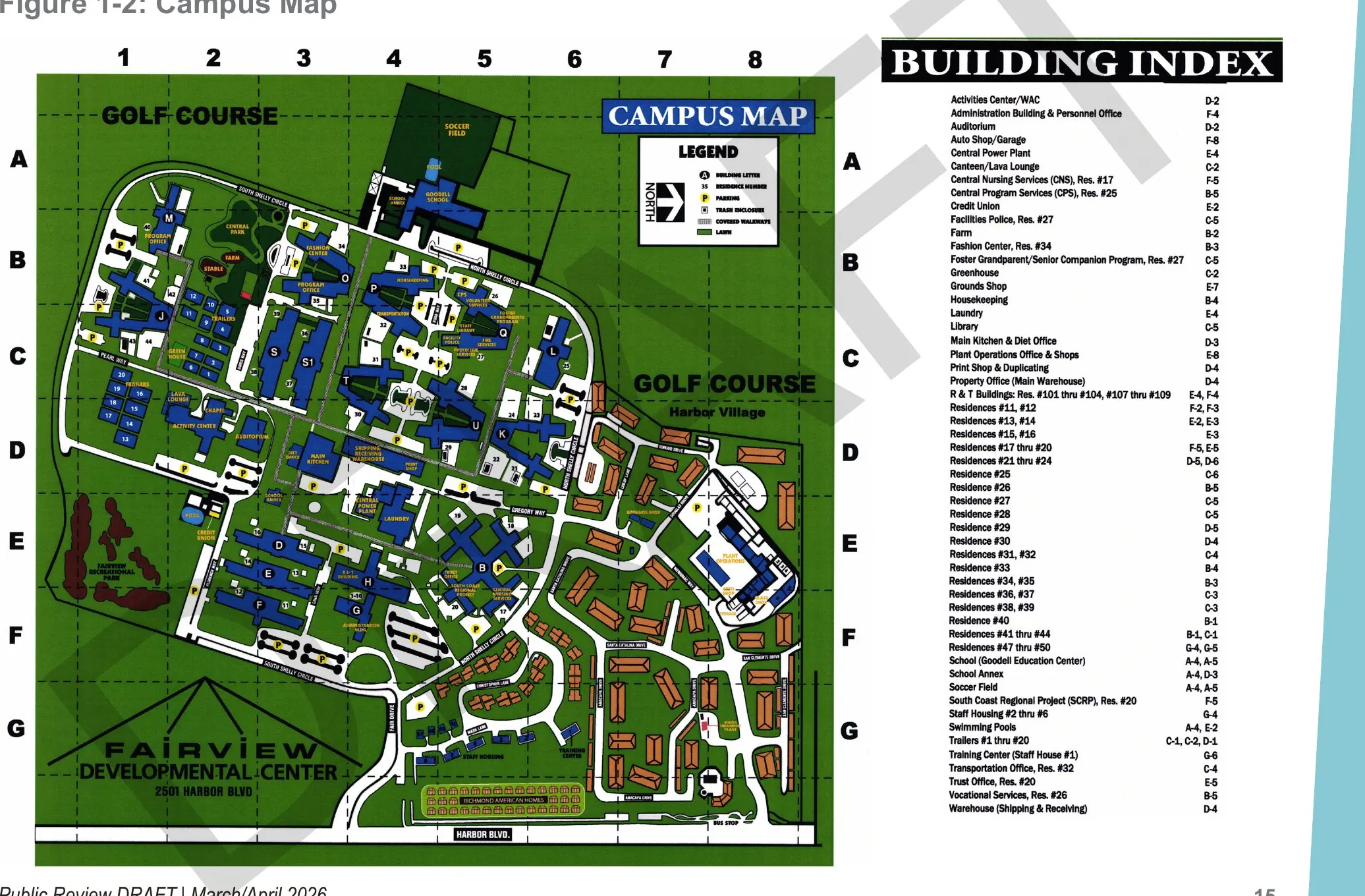 Original Fairview campus map